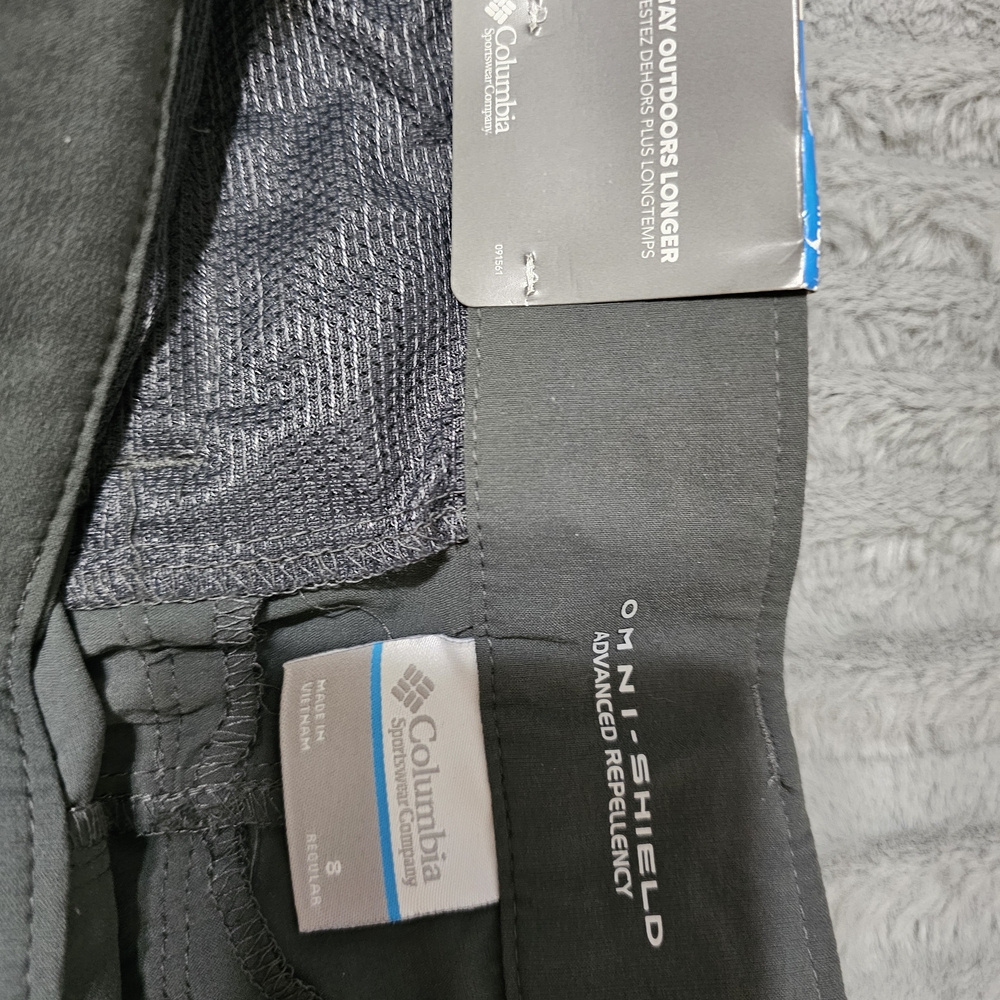 Women's Gray Columbia Straight Leg Pants - Picture 6 of 7